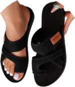 Summer Sandals for Women 2025 Extra Wide Beach Breathable Comfortable Mesh Hollow Mesh Slide Sandls Orthopedic Shoes - Image 2