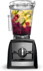 Vitamix A2500 Ascent Series Smart Blender, Professional-Grade, 64 oz. Low-Profile Container, Black (Renewed) - Image 2