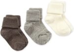 Woolino Wool Baby Socks, Washable Merino Wool Infant Toddler Kids Socks, Newborn to 8 Years (Pack of 3) - Image 2
